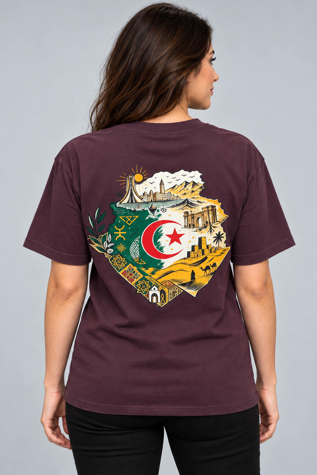t-shirt Algeria unisex